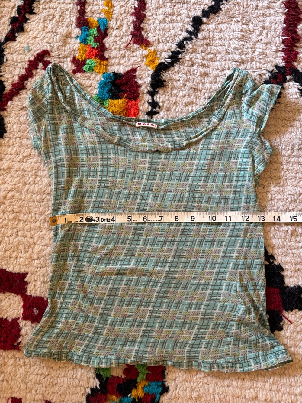 Marni Abstract Print Top Y2K - Picture 11 of 12
